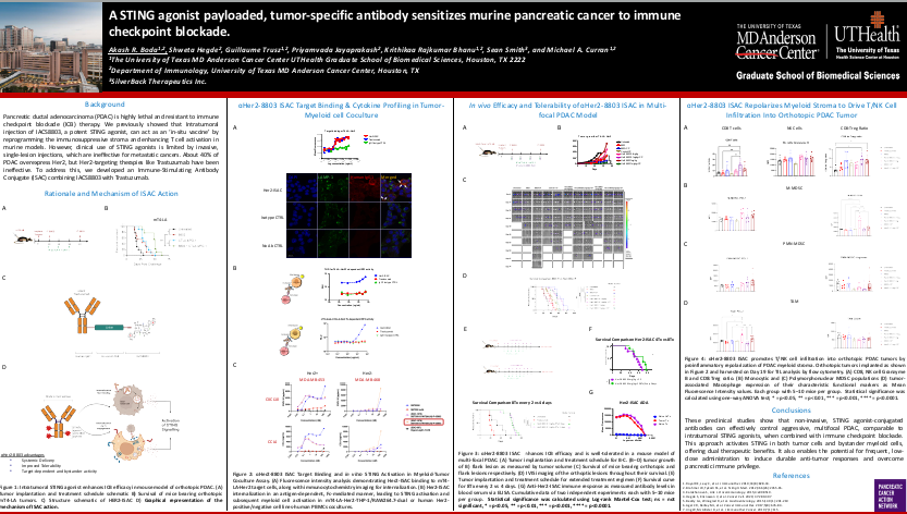 A sting agonist payloaded, tumor-specific antibody sensitizes murine pancreatic cancer to immune checkpoint blockade
