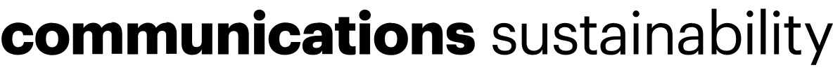 Communications Sustainability
